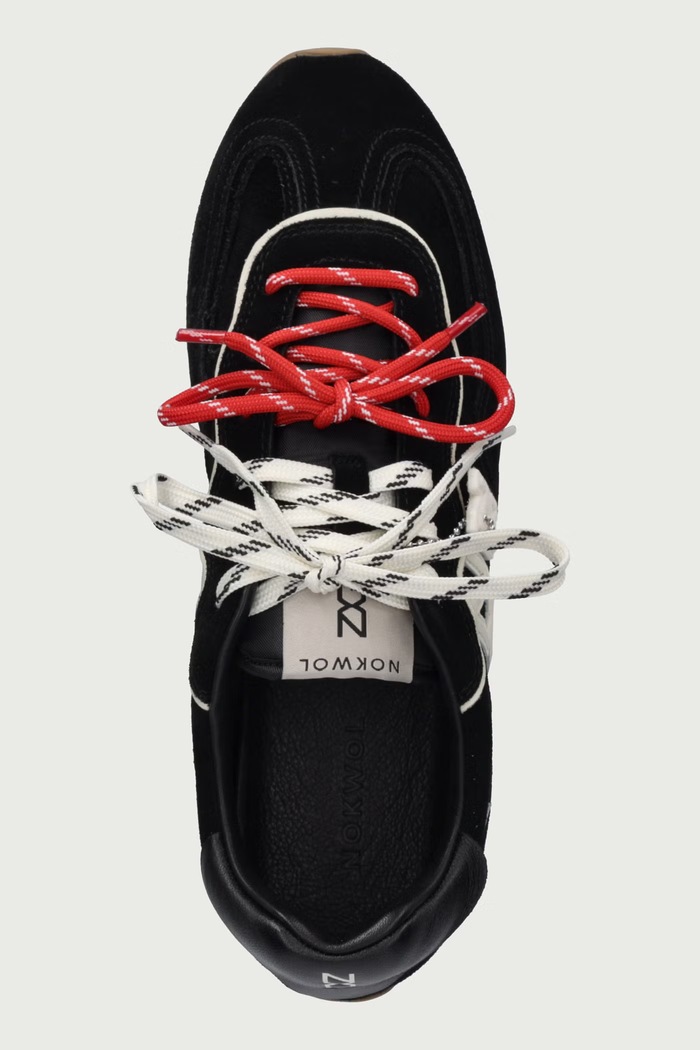 Method Black Suede sneakers γυναικεία σουέτ Nokwol Method.Black.Suede μαύρο