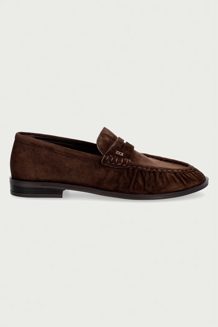 Nokwol Mokasini ženski semišasti Haven Chocolate Suede Haven.Chocolate.Suede rjava AW26