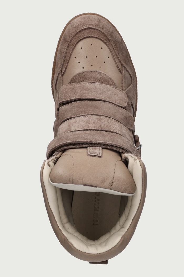 Eden Marmo Leather superge ženske semišaste Nokwol Eden.Marmo.Leather bež