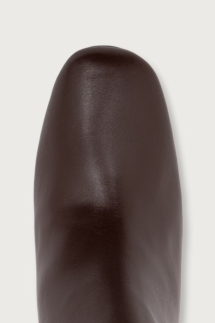 Kozaki damskie skórzane ROBERTA Souliers Martinez ROBERTA.DK.BROWN brązowy