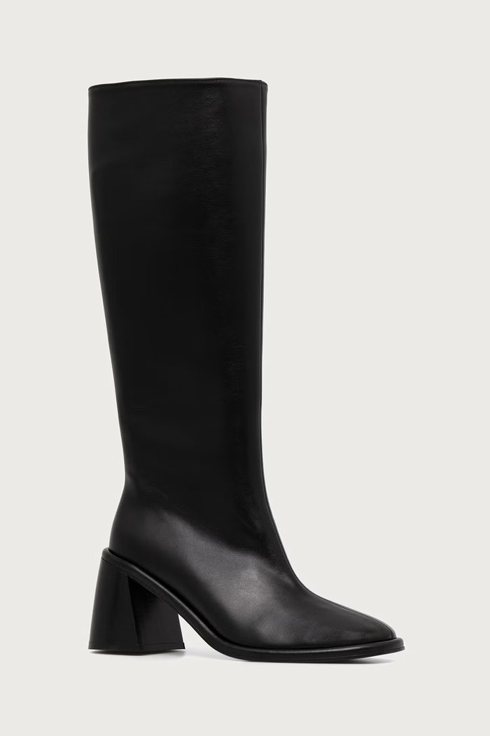 Souliers Martinez kozaki damskie skórzane TRIANA czarny TRIANA.BLACK