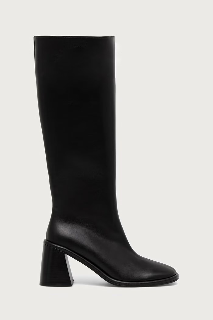 Souliers Martinez kozaki damskie skórzane TRIANA TRIANA.BLACK czarny AW26