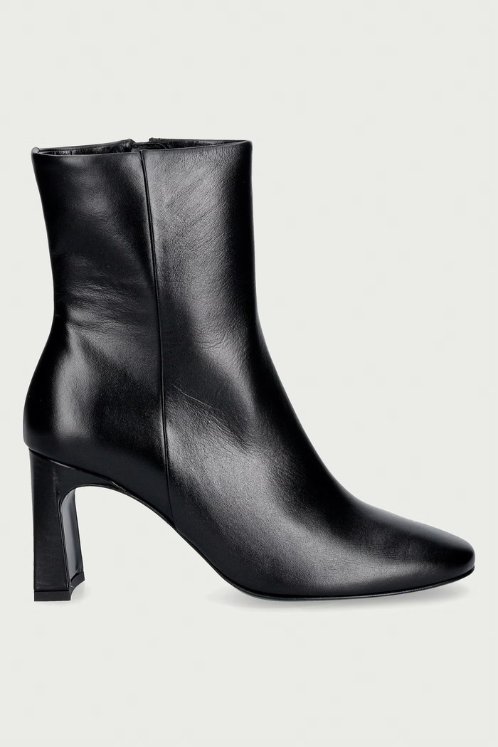 Souliers Martinez μποτάκια block heel γυναικεία δερμάτινα KAROL KAROL.BLACK μαύρο AW26