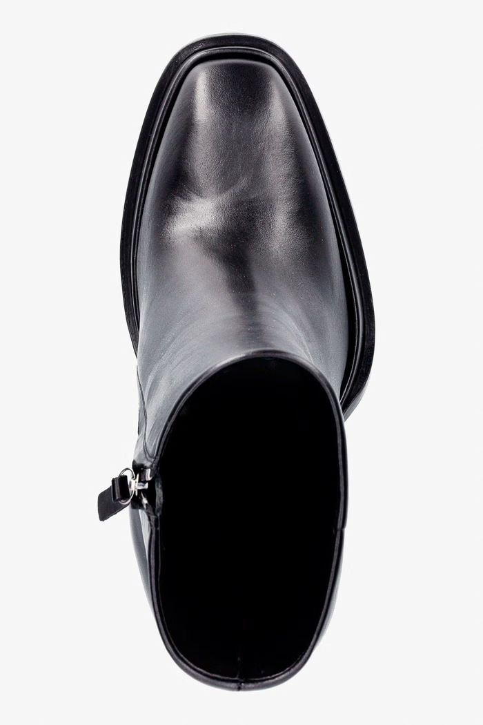 Souliers Martinez μποτάκια Γυναικεία δερμάτινα NOVA CHUECA μαύρο NOVA.CHUECA