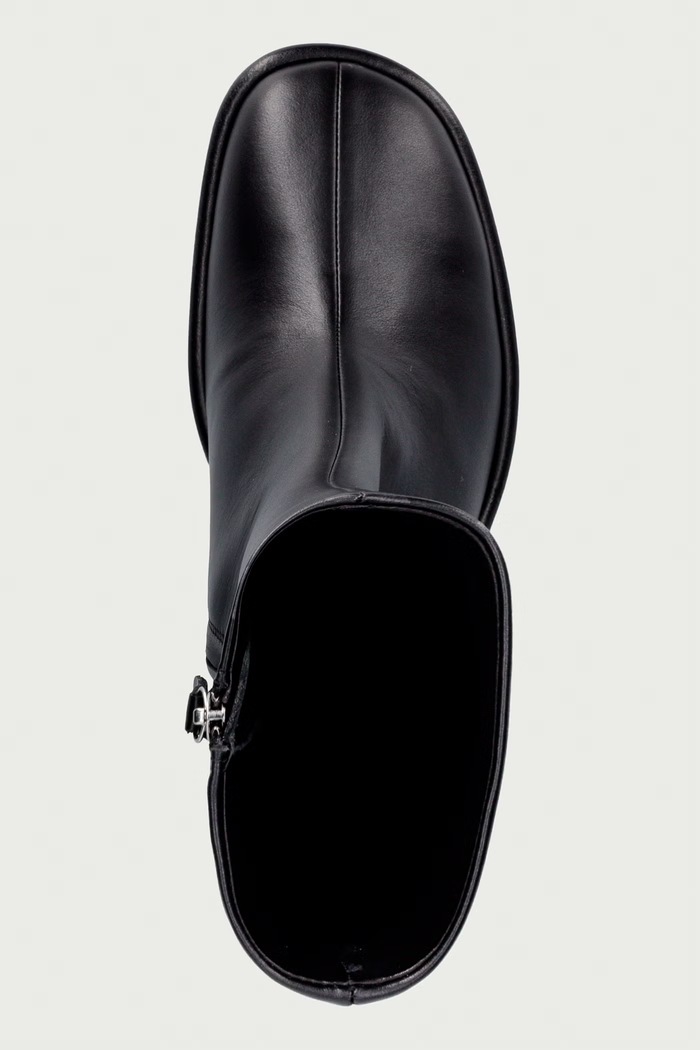Souliers Martinez gležnjače za žene od kože TERUEL crna TERUEL.BLACK