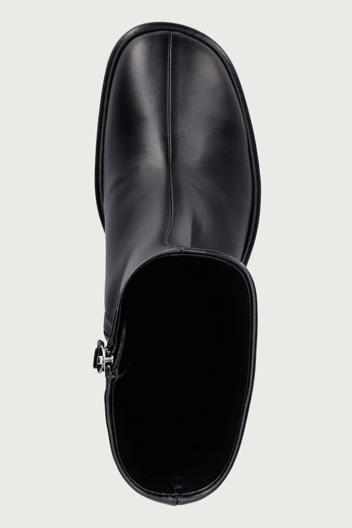 Členkové čižmy dámske kožené TERUEL Souliers Martinez TERUEL.BLACK čierna