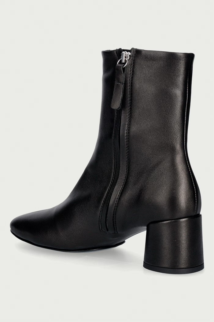 Obuća Souliers Martinez gležnjače za žene od kože FLAVIA FLAVIA.BLACK crna