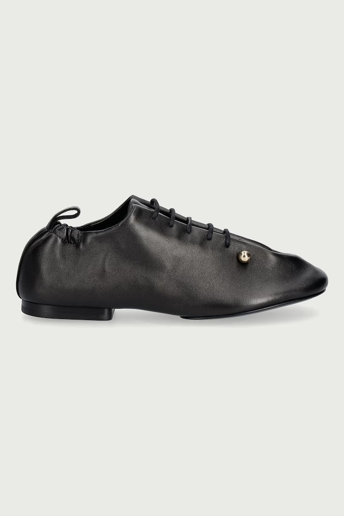 Souliers Martinez Półbuty damskie skórzane ALBA ALBA.BLACK czarny AW26