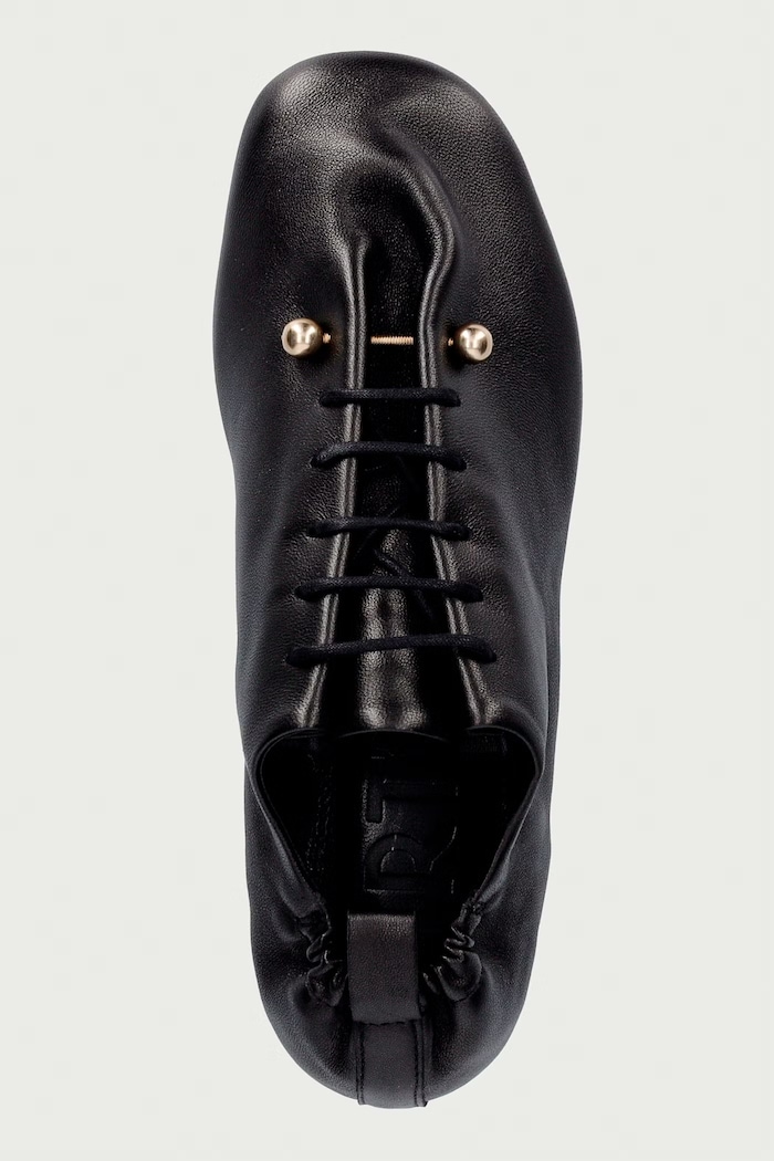 Половинки обувки дамски от кожа ALBA Souliers Martinez ALBA.BLACK черен