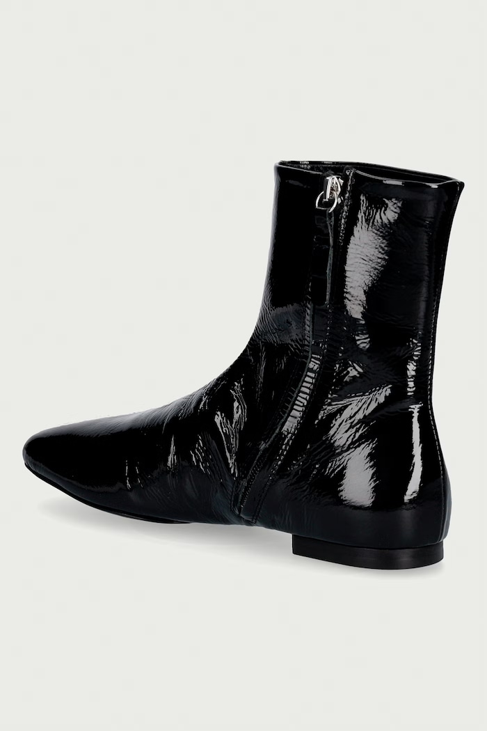 Obuća Souliers Martinez gležnjače za žene od kože MOLLI MOLLI.BLACK crna
