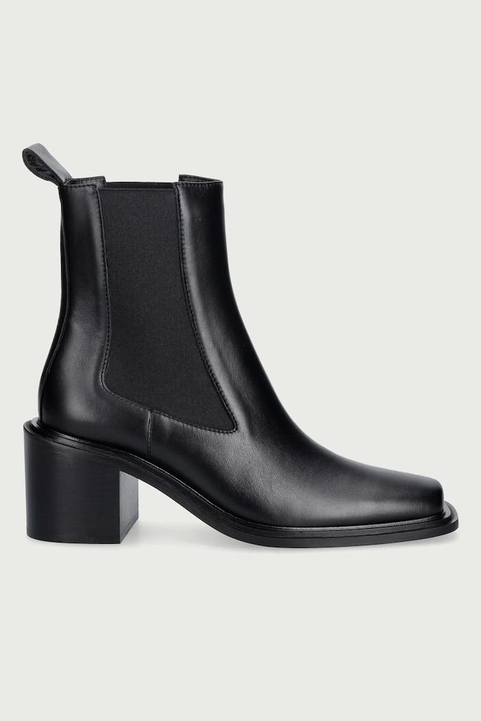 Souliers Martinez Sztyblety damskie skórzane DALLAS DALLAS.BLACK czarny AW26