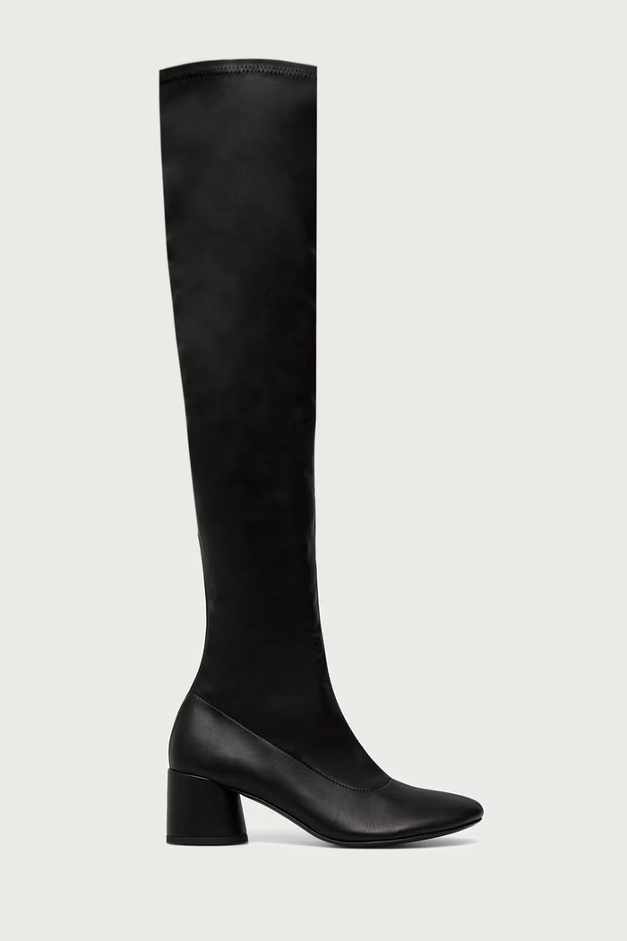 Souliers Martinez kozaki na słupku damskie ERIKA ERIKA.BLACK czarny AW26