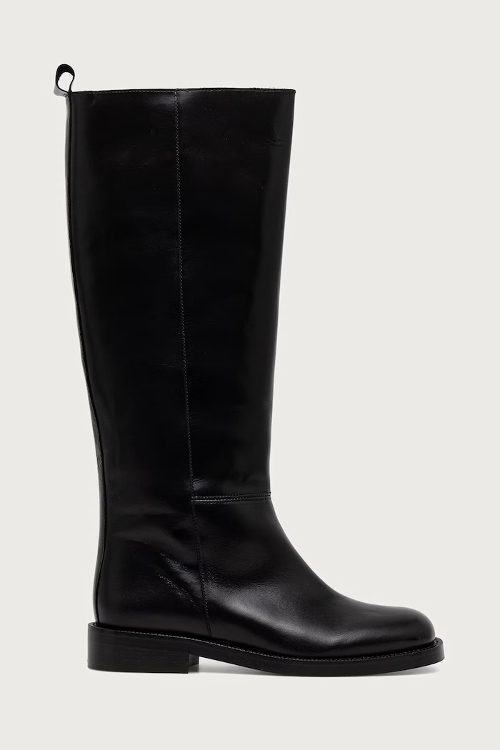 Jonak kozaki damskie skórzane DAMEL CUIR 3900152 czarny AW26