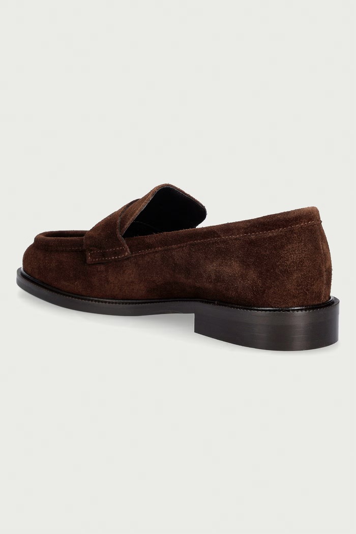 Scarpe Jonak mocassini da donna in scamoscio DUEDI CROUTE 3800299 marrone