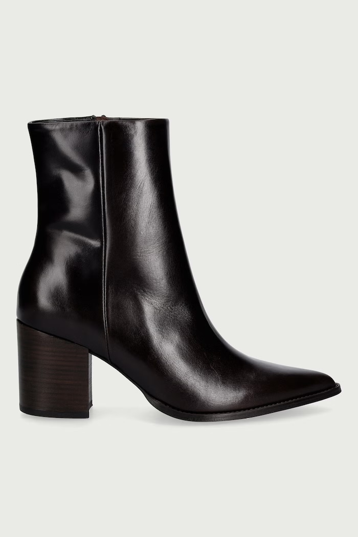 Jonak Botki damskie skórzane PRIDE CUIR 3900032 brązowy AW26