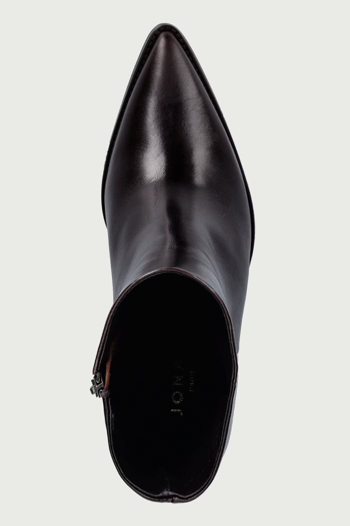 Botki damskie skórzane PRIDE CUIR Jonak 3900032 brązowy