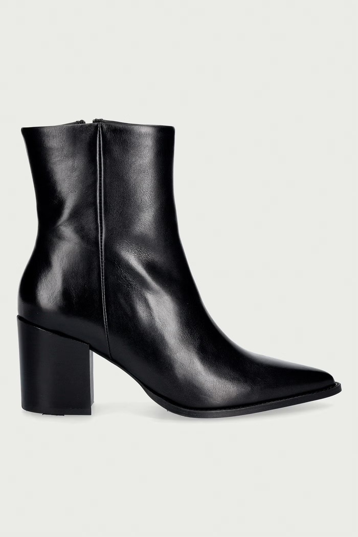 Jonak gležnjače za žene od kože PRIDE CUIR 3900032 crna AW26