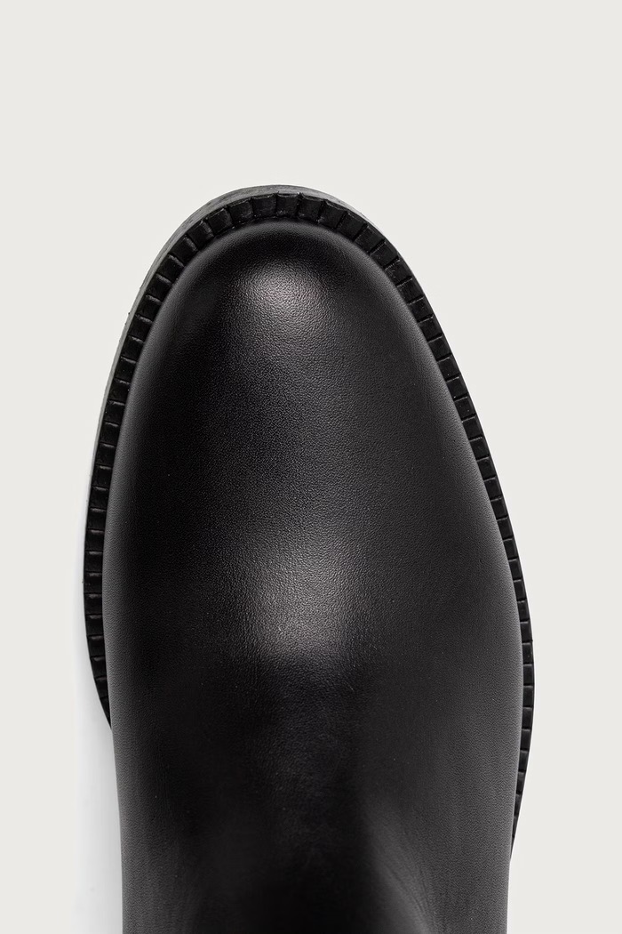 Jonak kozaki damskie skórzane FLY CUIR czarny 3700286