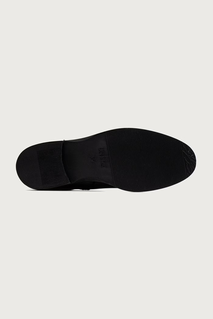 Jonak kozaki damskie skórzane FLY CUIR 3700286 czarny