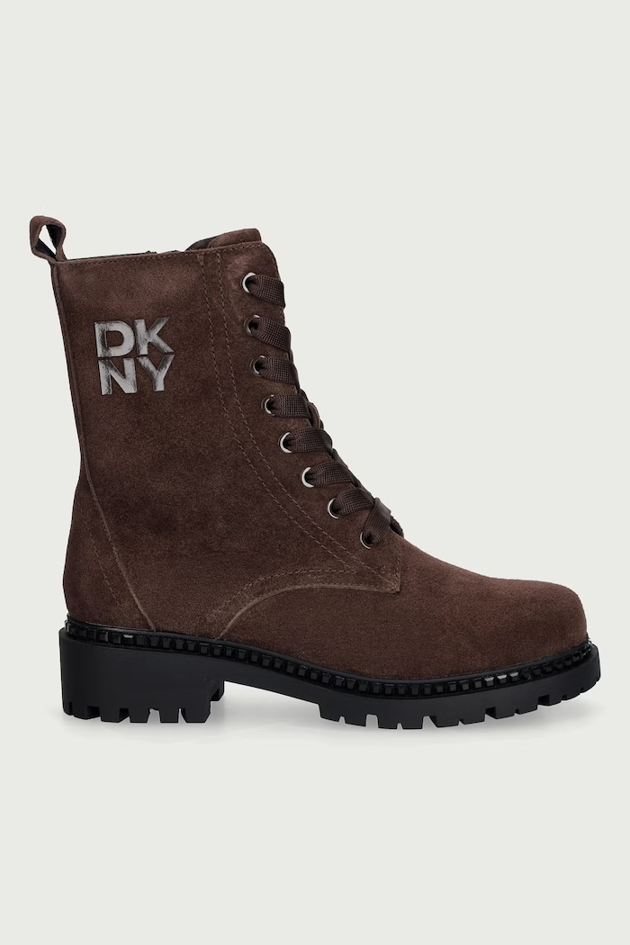 DKNY Gležnjače za žene od brušene kože Rommily K4611446.H6X smeđa AW26