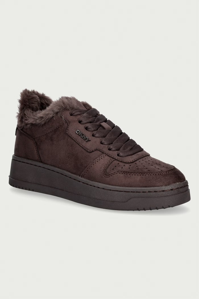 DKNY Autumn Fur sneakers dámske hnedá K4635642.BRN