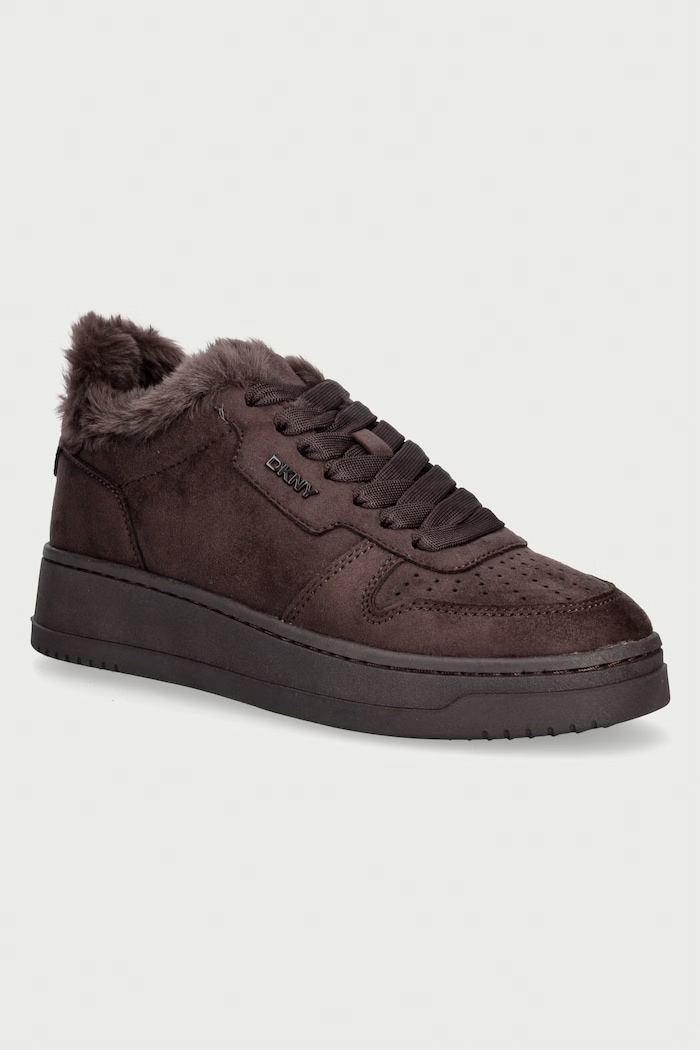 DKNY Autumn Fur sneakers dámske hnedá K4635642.BRN