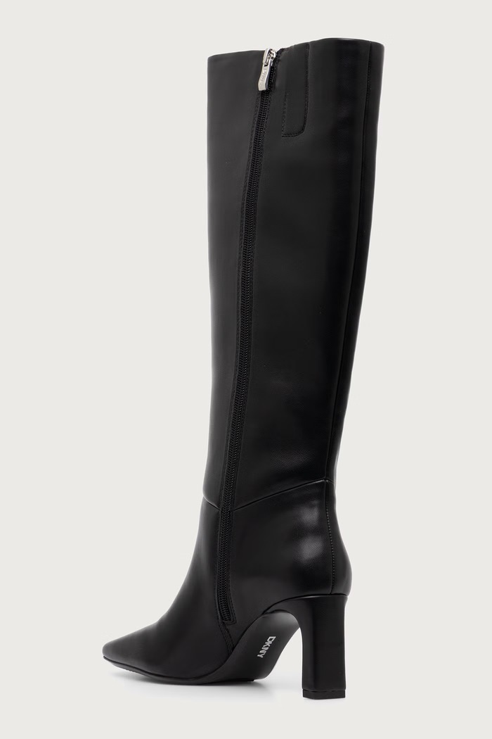 Obuwie DKNY Kozaki na słupku damskie Karine K4644506.BLK czarny