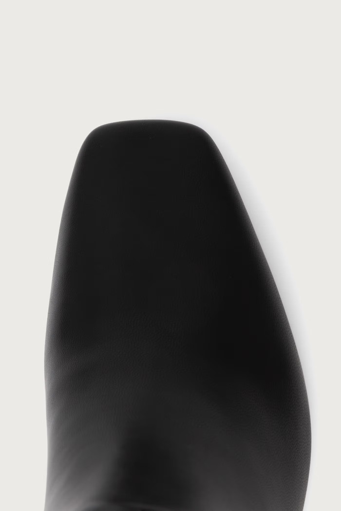 Kozaki na słupku damskie Karine DKNY K4644506.BLK czarny