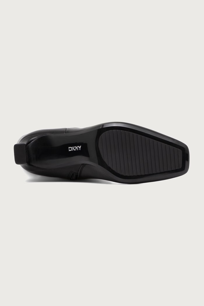 Kozaki na słupku damskie Karine DKNY czarny K4644506.BLK