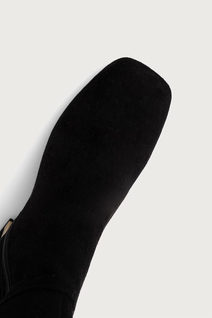 DKNY kozaki na słupku damskie Kalevi czarny K4534500.BLK