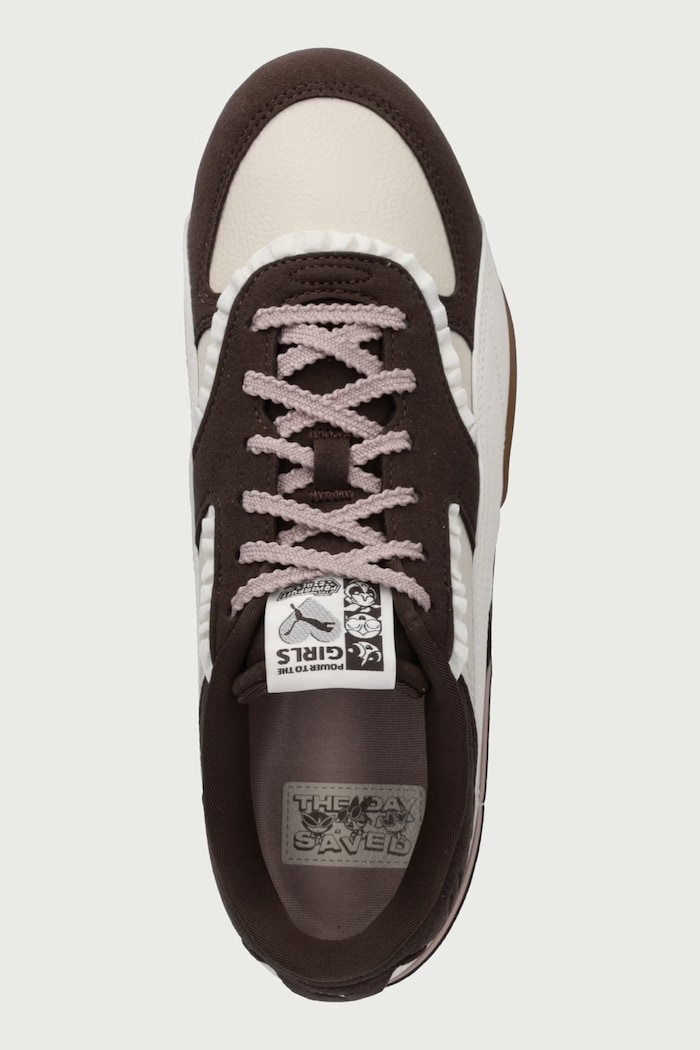 Bella Mina POWERPUFFGIRLS sneakersy damskie Puma 408841 brązowy