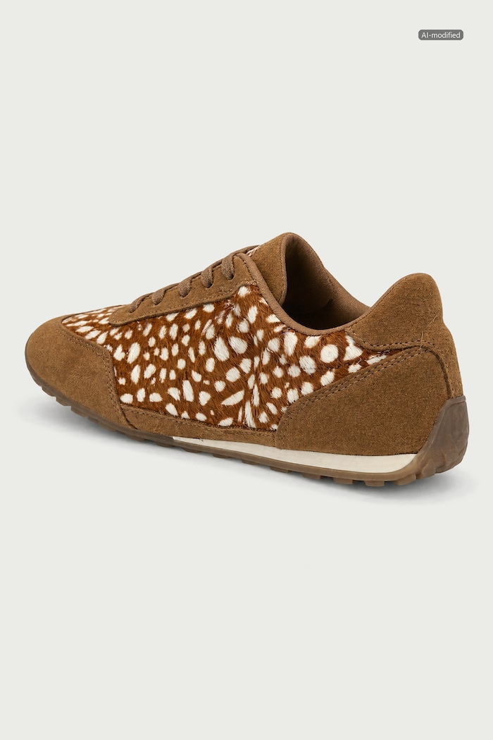 Încălțăminte Steve Madden Bobby-A sneakers pentru femei din piele întoarsă 11005788.LB1 maro