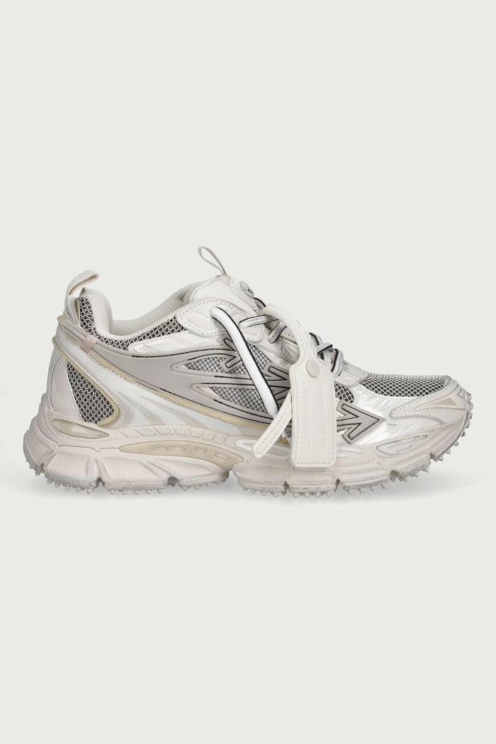 Off-White OW Be Right Back Worn Out sneakers pentru femei OF05754267 bej AW26