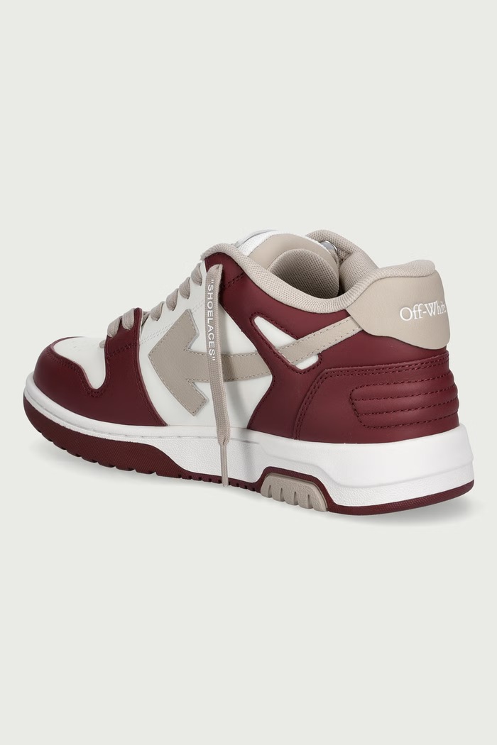 Încălțăminte Off-White Out of Office sneakers pentru femei OF05727609 burgundia