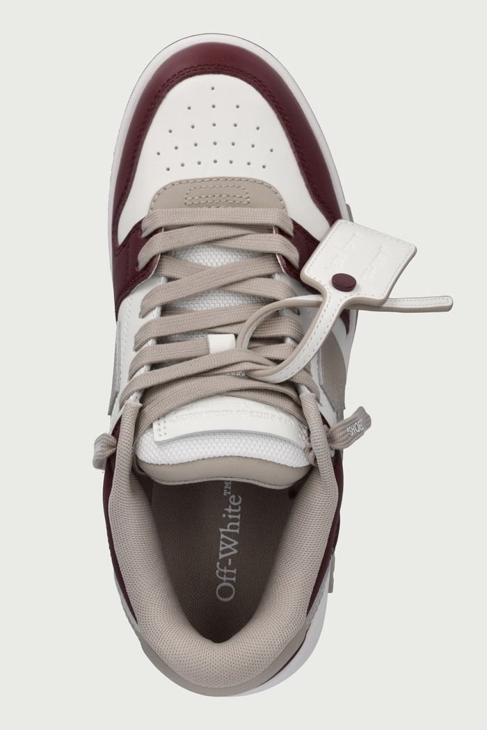 Out of Office sneakers pentru femei Off-White OF05727609 burgundia