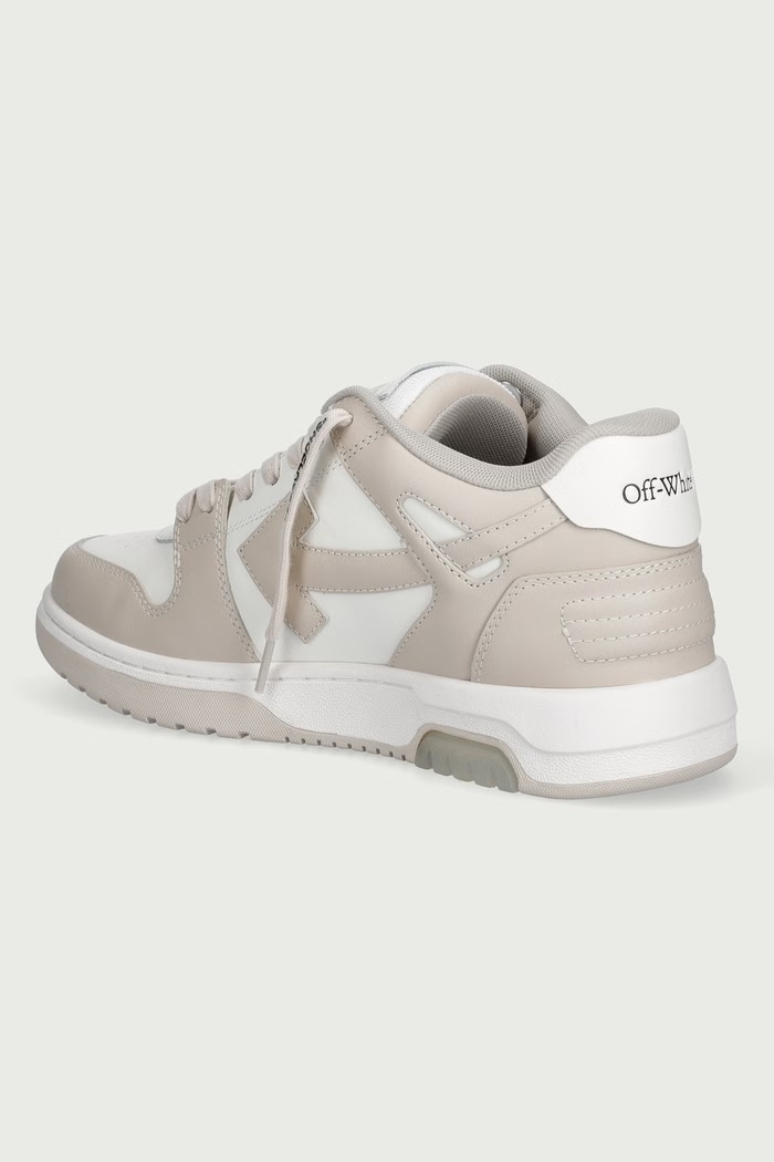 Shoes Off-White Out of Office sneakers Women's leather W259C9L006 beige
