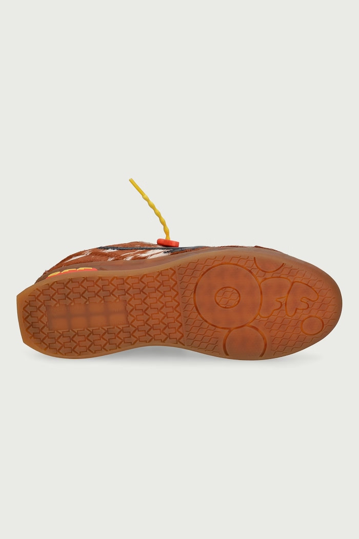 End of Play sneakers pentru femei din piele Off-White maro OF05772210