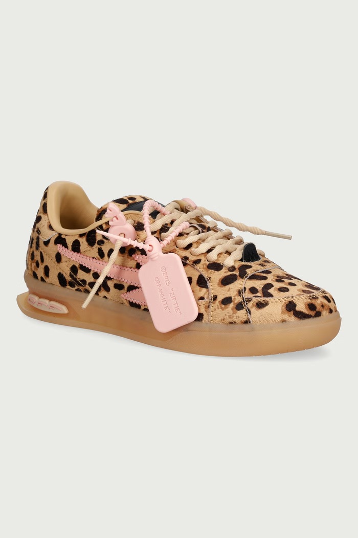 Off-White End of Play sneakers pentru femei din piele bej OF05772267