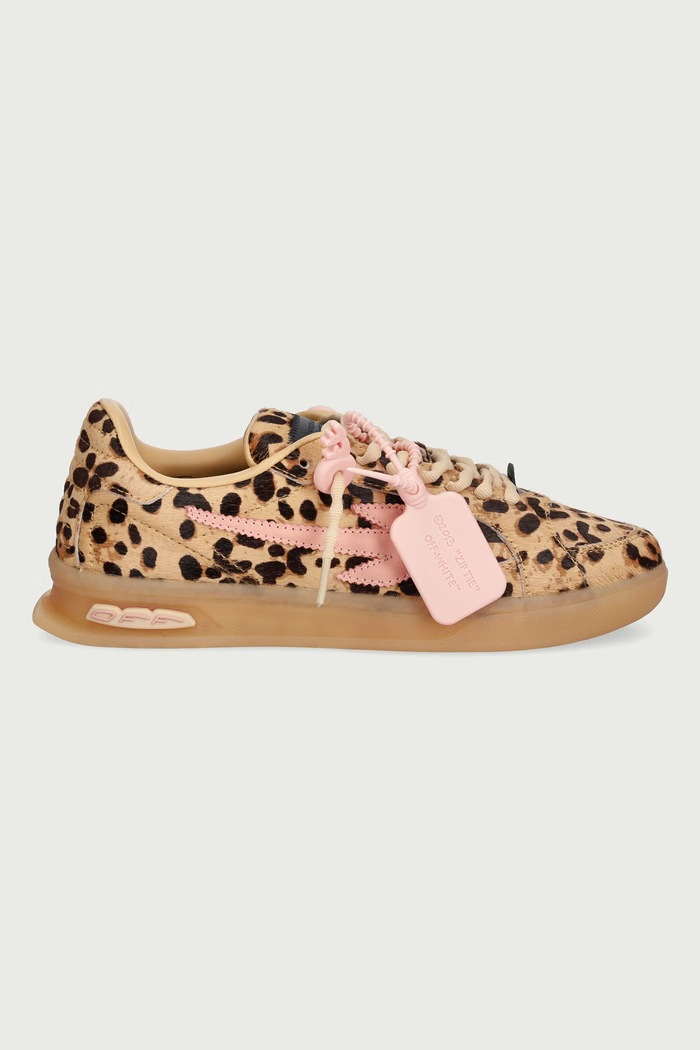 Off-White End of Play sneakers pentru femei din piele OF05772267 bej AW26