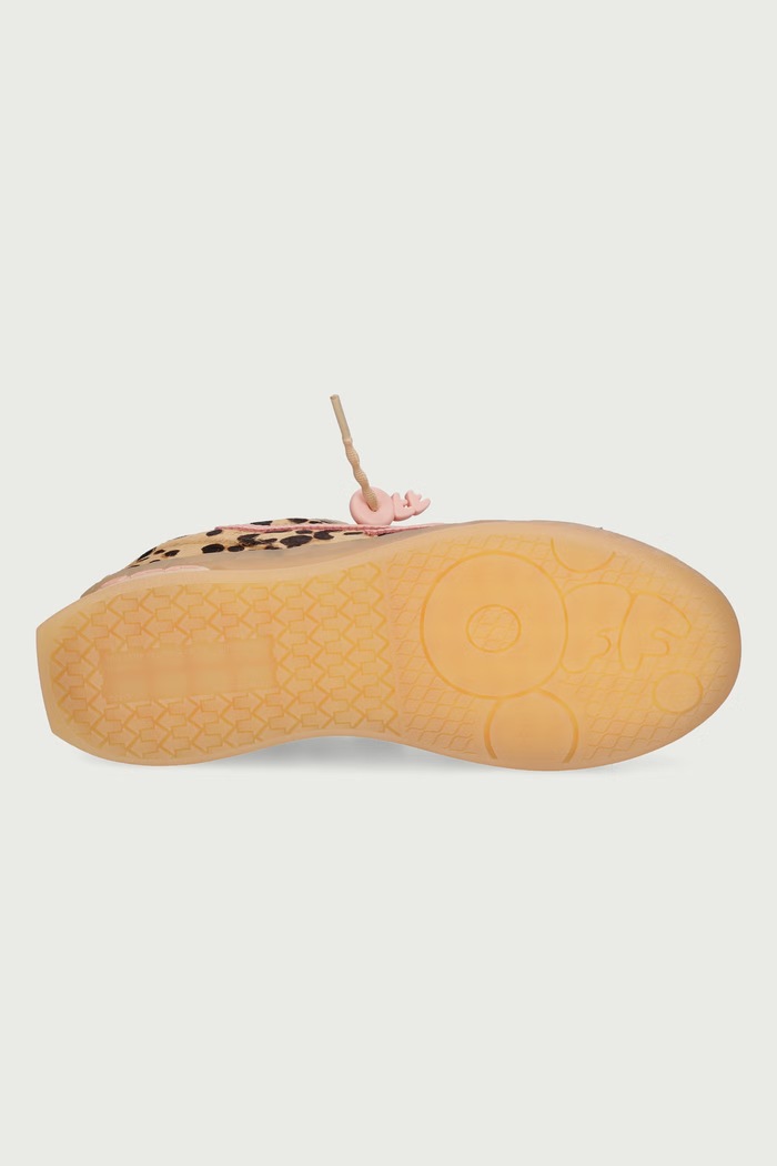 End of Play sneakers pentru femei din piele Off-White bej OF05772267