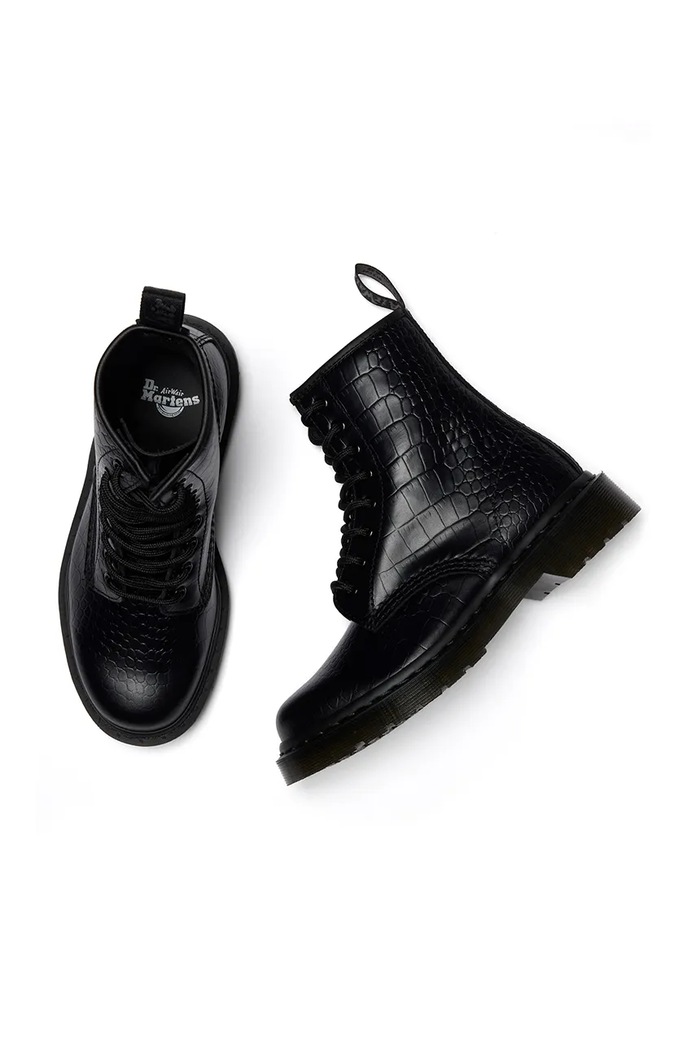 Dr. Martens botki damskie skórzane 1460 Croco DM42679001