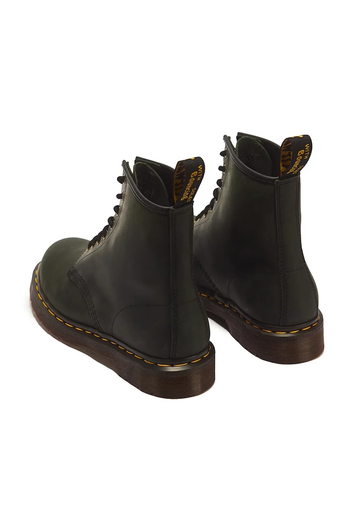 Obuwie Dr. Martens botki damskie skórzane 1460 DM11822300 zielony