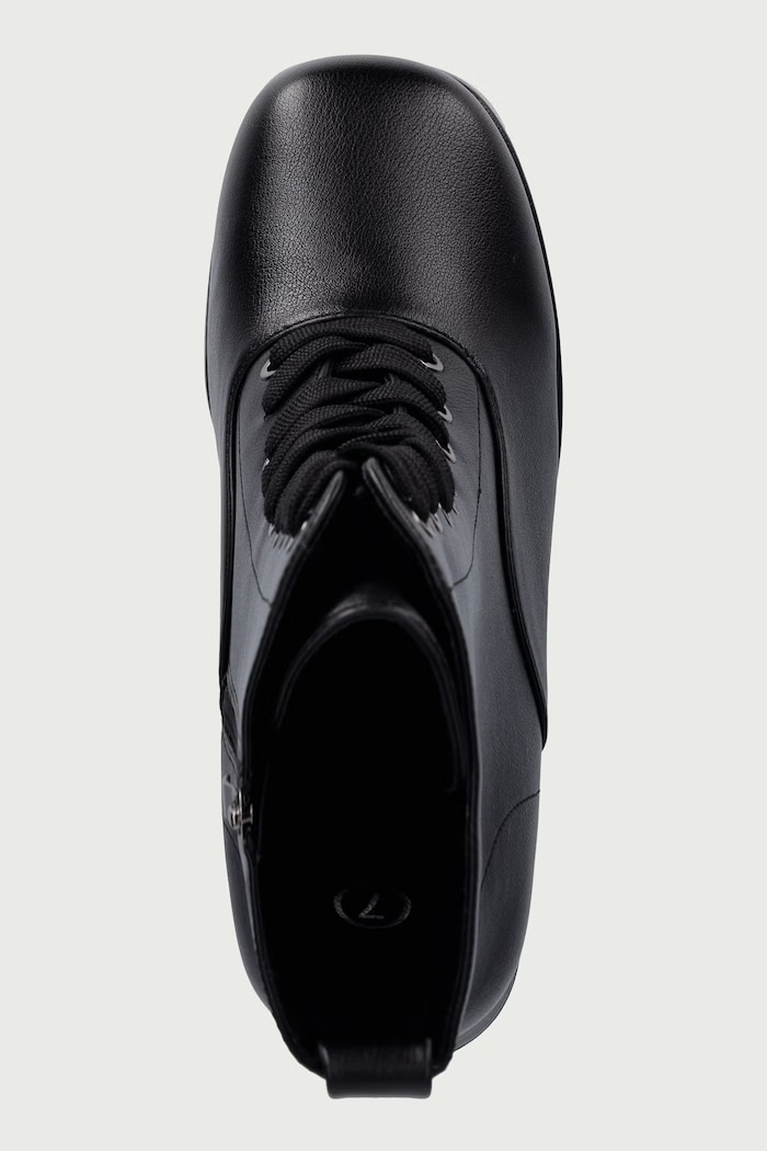 Botki na słupku damskie Reign Lace Up Platform Koi Footwear FG05.Reign czarny