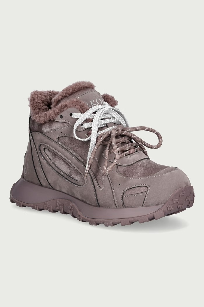Koi Footwear Fluffy Platform Trainers sneakers Γυναικεία μωβ Umbra.Purple