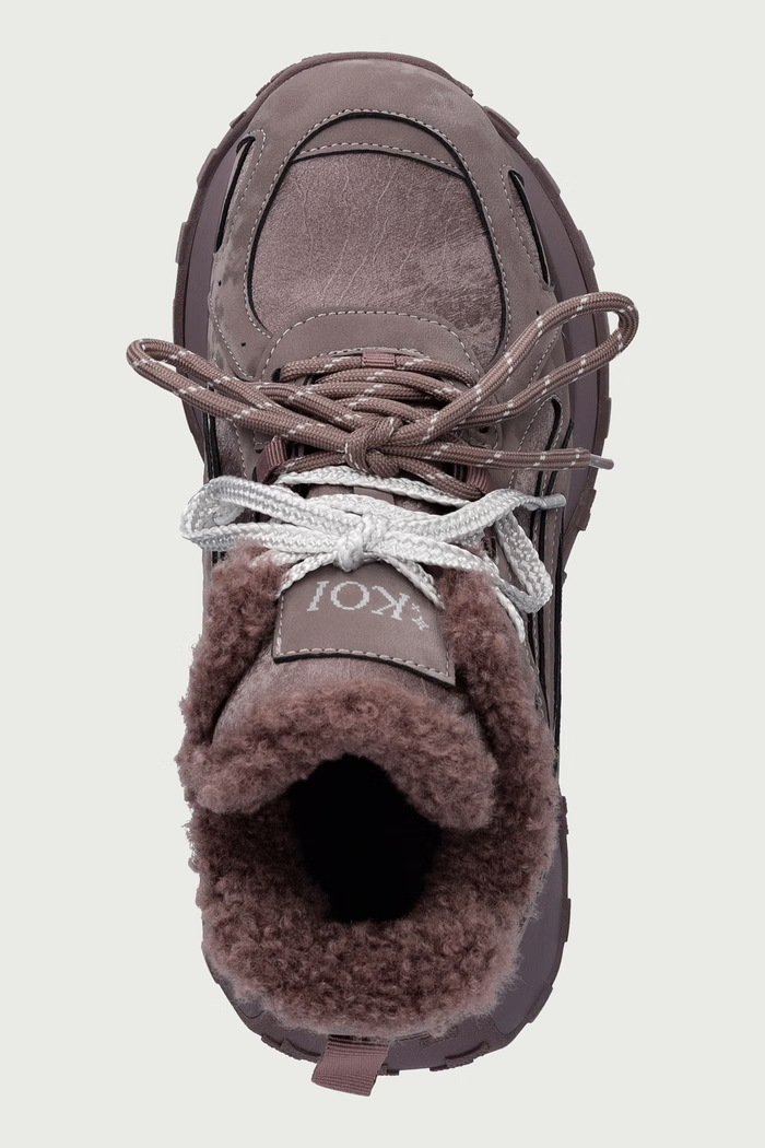 Fluffy Platform Trainers sneakers Γυναικεία Koi Footwear Umbra.Purple μωβ