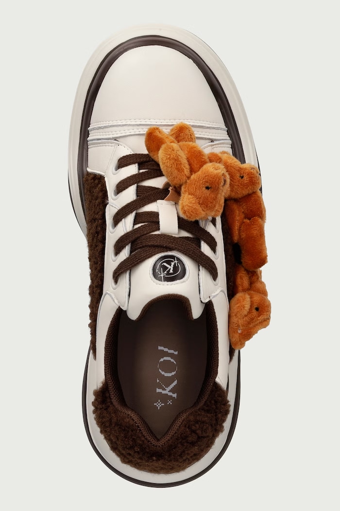 Brown Poco The Teddy кроссовки для женщин Koi Footwear MT10.Brown коричневый