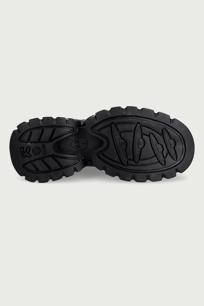 Bocanci pentru femei Rancor Lace up Monster Boots Koi Footwear negru Rancor.Black