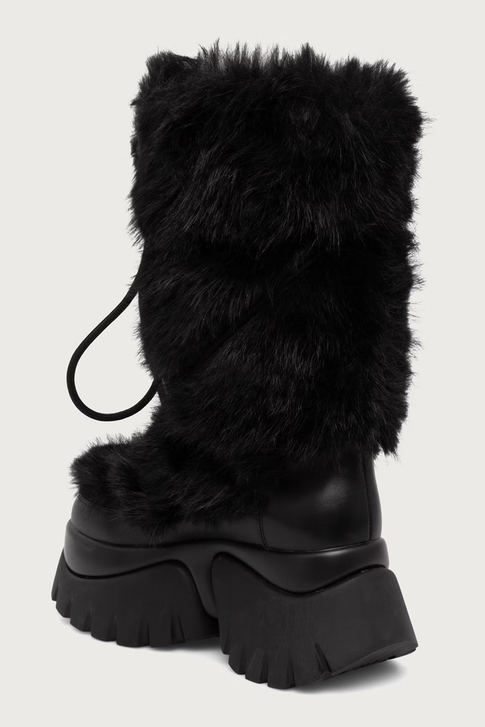 Obuća Koi Footwear Sasquatch Fluffy Snow Boots zimske čizme za žene MSasquatch.Black crna