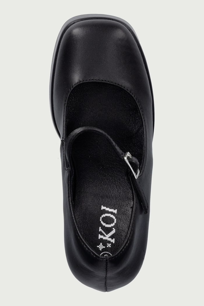 Pompe Darkbloom Black Platform Koi Footwear DBP2.Darkbloom nero