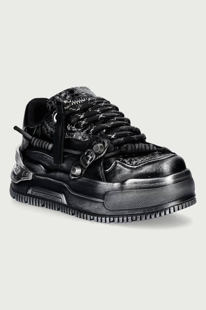 Koi Footwear Metamorphosis Distressed Platoform кроссовки для женщин чёрный TT01.Metamorphosis